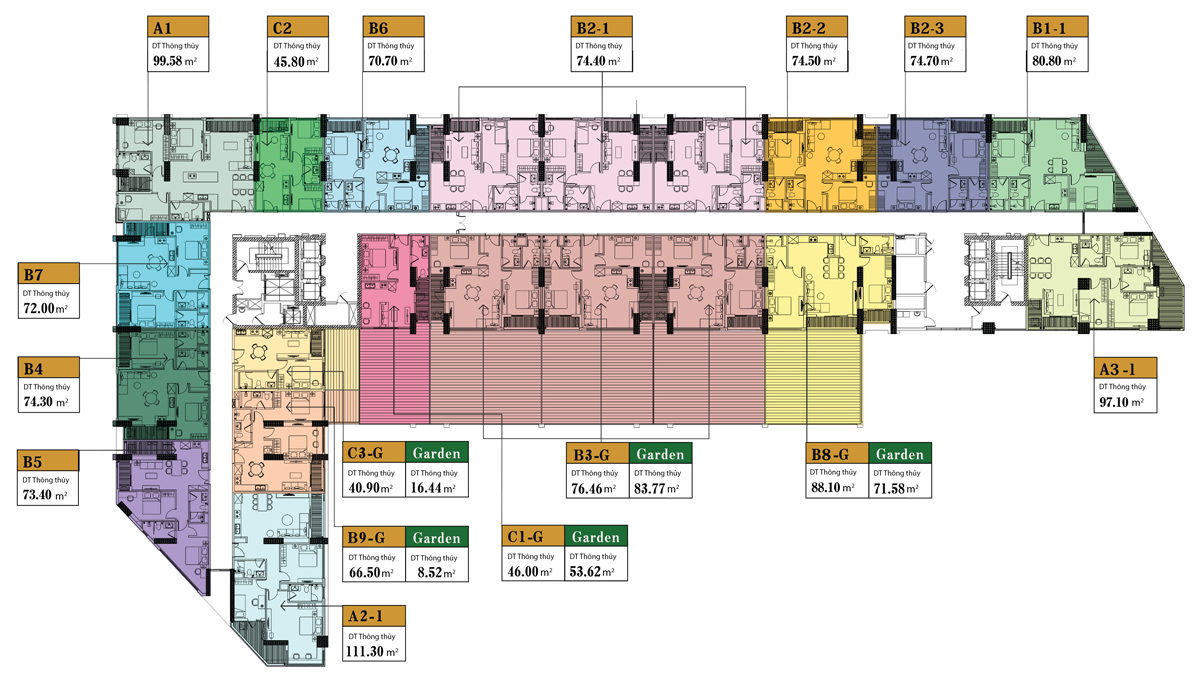Mặt Bằng Tầng Ct2-Mirai Tower
