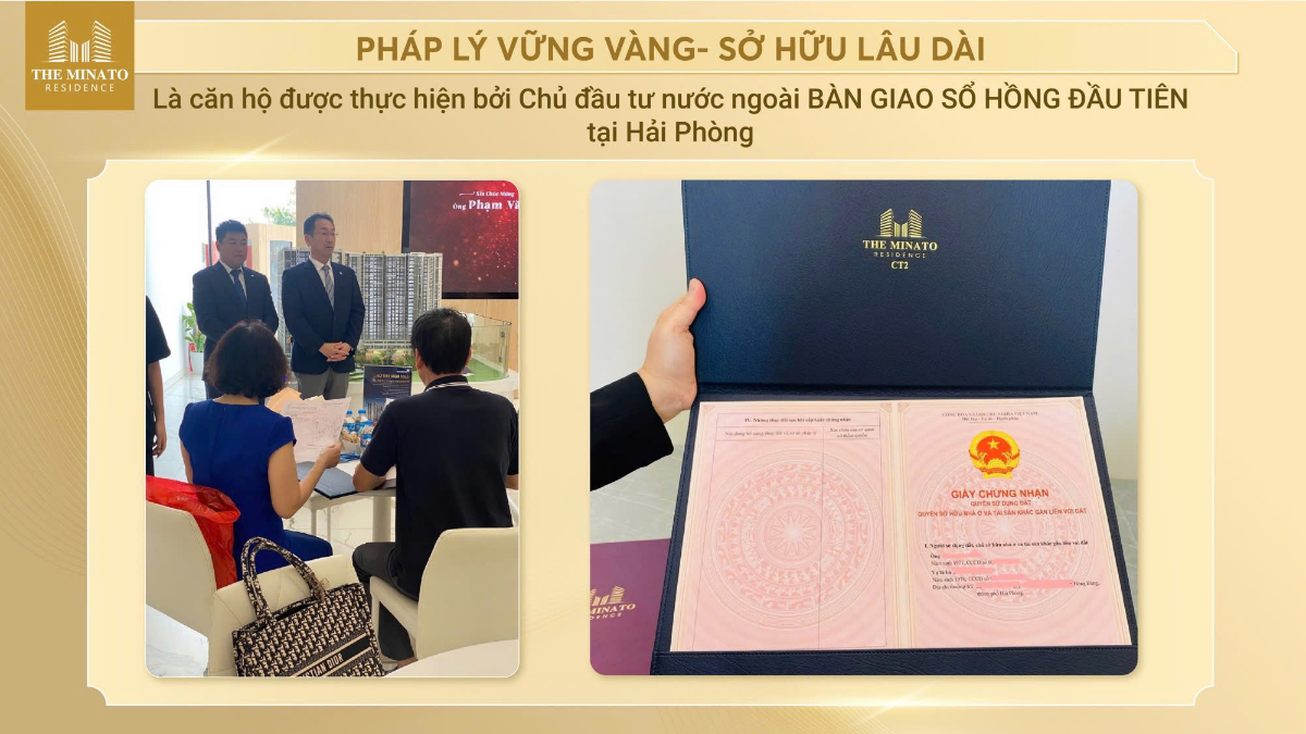 pháp lý dự án The Minato Residence
