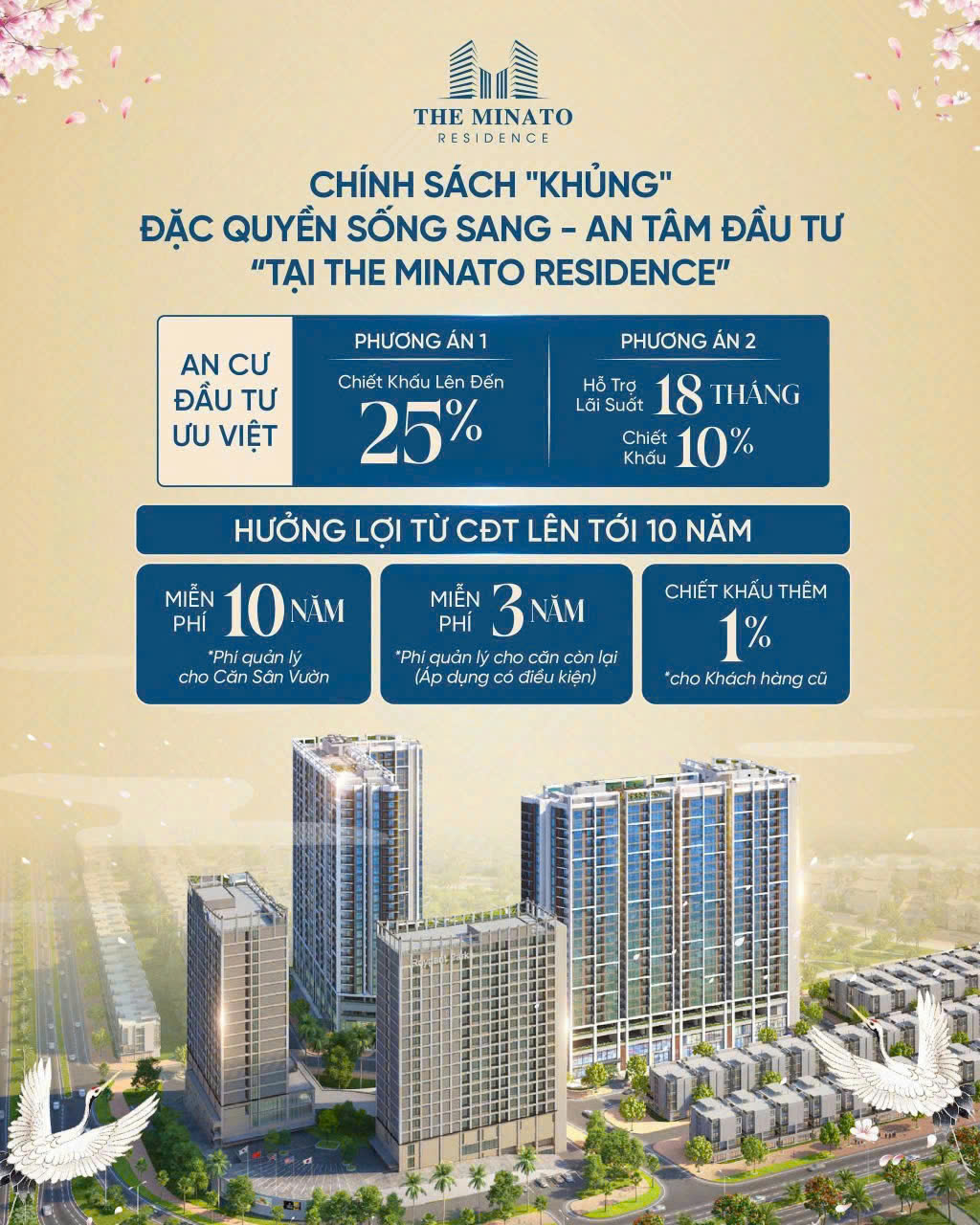 Chính sách thanh toán dự án The Minato Residence